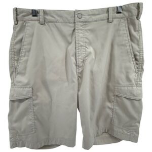 Nike Golf Dri Fit Mens Cargo Shorts Tan Lightweight Performance Size  34